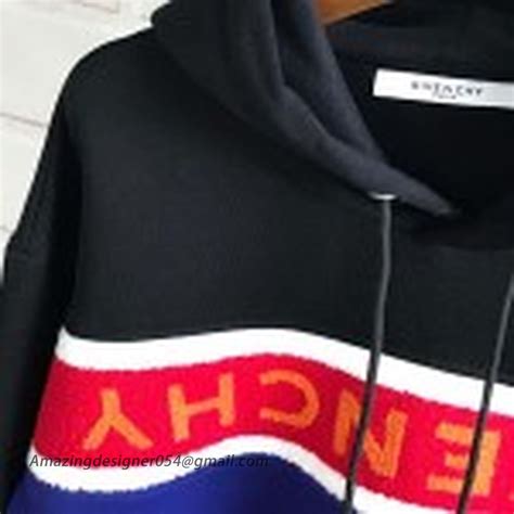 givenchy towelling band hoodie
